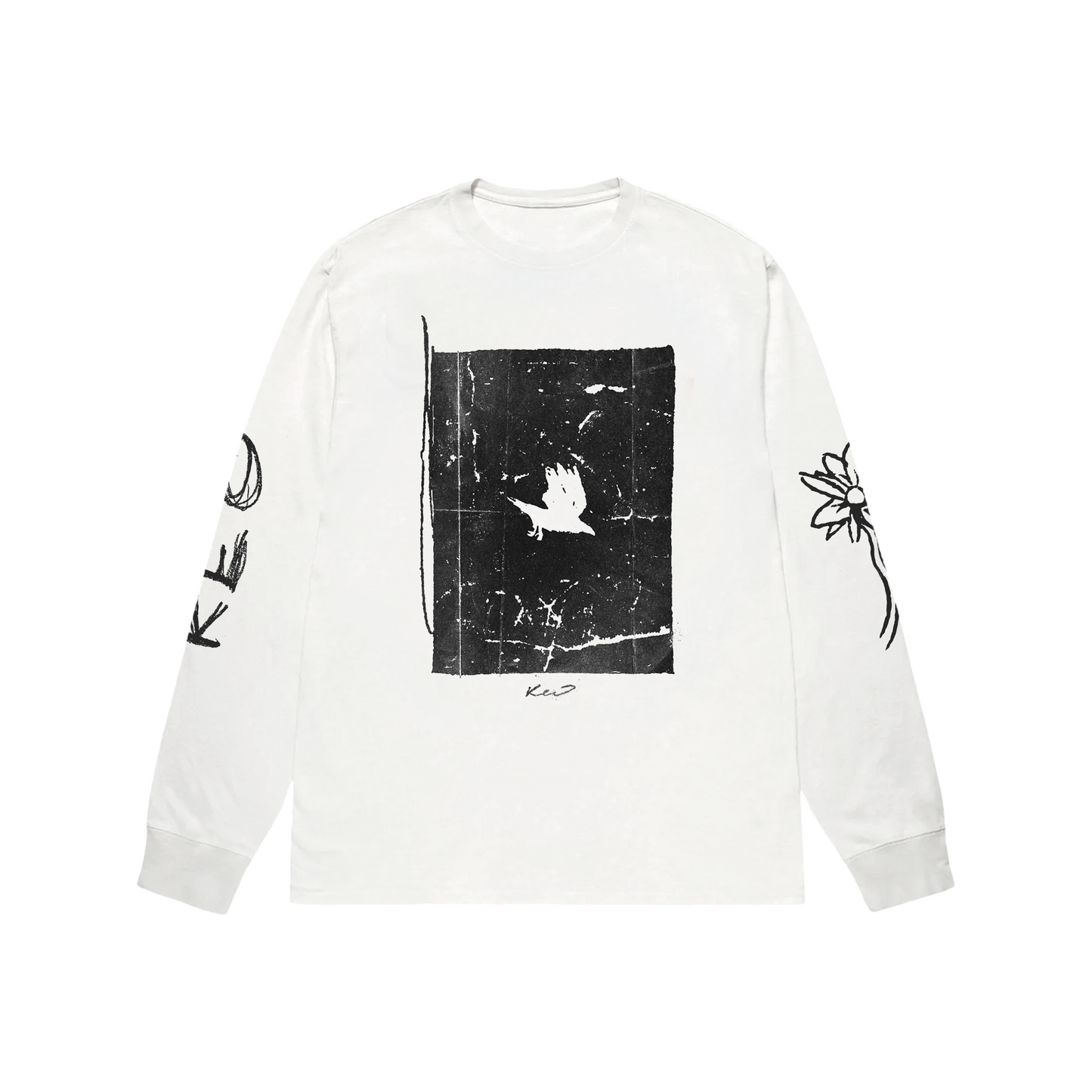 Keo Longsleeve White T-Shirt